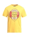 Vilebrequin Man T-shirt Ocher Size 3xl Cotton In Yellow