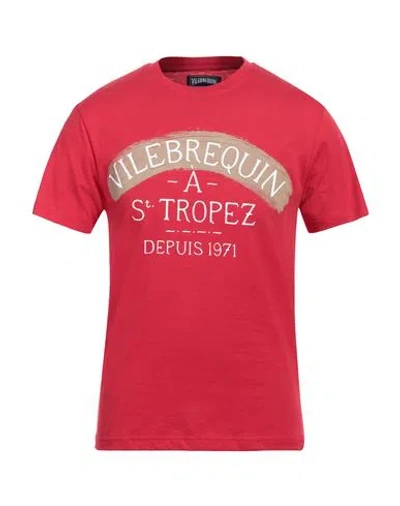 Vilebrequin Man T-shirt Red Size 3xl Cotton