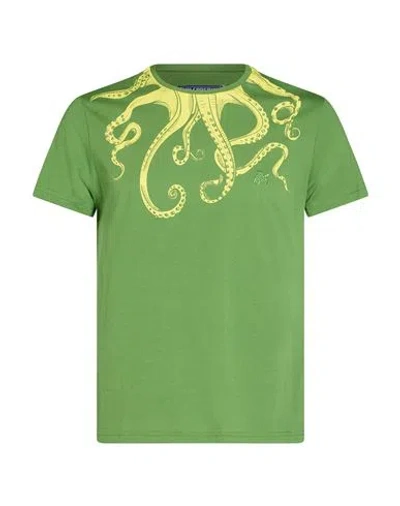 Vilebrequin Man T-shirt Green Size M Cotton