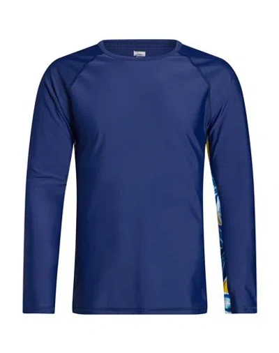 Vilebrequin Man T-shirt Navy Size L Polyamide, Elastane In Blue