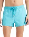 Vilebrequin Jacquard Turtle Stretch Swim Shorts In Blue