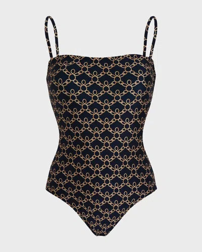 Vilebrequin Printed Swimsuit In Brown