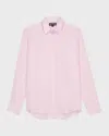 Vilebrequin Turtle-embroidered Shirt In Pink