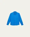 Vilebrequin Men's Caroubis Solid Linen Sport Shirt In Faience