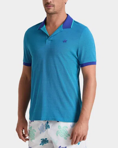 Vilebrequin Men Cotton Polo Shirt Solid Marrakech