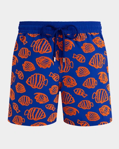 VILEBREQUIN MEN'S FISHY VIBE SWIM SHORTS