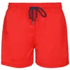 Vilebrequin Men Fitted Stretch Swim Short Red In Red