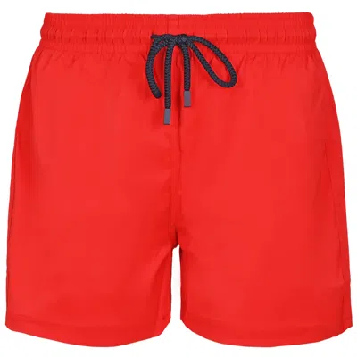 Vilebrequin Men Fitted Stretch Swim Short Red
