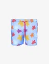 VILEBREQUIN VILEBREQUIN MEN'S FLEUR DE LIN MOORISE TURTLE-PRINT STRETCH-RECYCLED-POLYAMIDE SWIM SHORTS