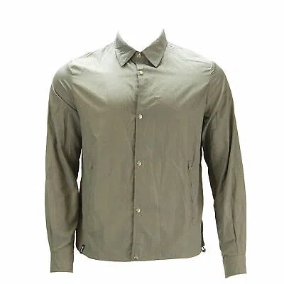 Pre-owned Vilebrequin Men's Grey Lightweight Windbreaker Jacket V7sjhn01