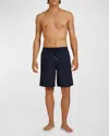 Vilebrequin Recycled Nylon Swim Shorts With Elastic Waistband In Blue