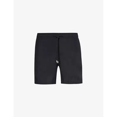 Vilebrequin Mens Noir Moorea Drawstring-waist Recycled-polyamide Swim Shorts