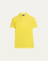 Vilebrequin Palatin Logo-embroidered Polo Shirt In Yellow