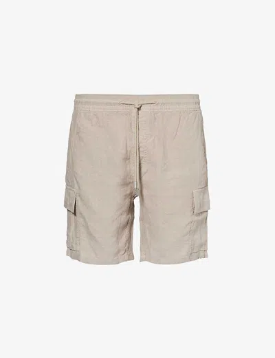Vilebrequin Mens Safari Baie Drawstring-waist Linen Shorts