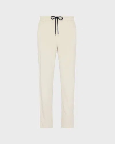 Vilebrequin Men Satin Cotton Elastic Waist Pants Solid In Beige