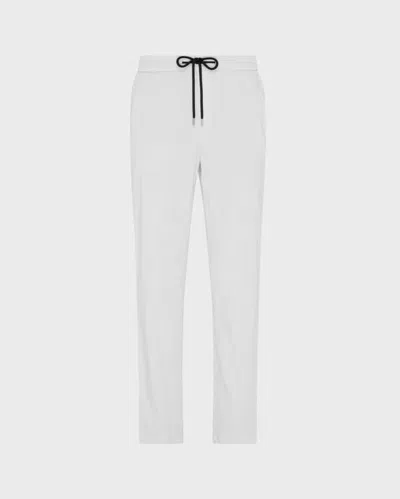 Vilebrequin Men Satin Cotton Elastic Waist Pants Solid In White