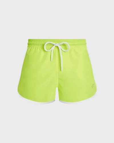 Vilebrequin Men Short Ultra-light Swim Shorts In Yellow