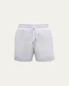 Vilebrequin Men's Solid Swim Shorts In Gray