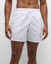 Vilebrequin Nylon Swim Shorts With Pockets And Flap In White