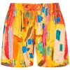 Vilebrequin Men Stretch Swim Trunks Sunny Streets In Multi