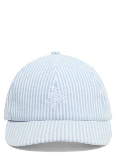Vilebrequin Men's Striped Stretch Baseball Cap In Blue