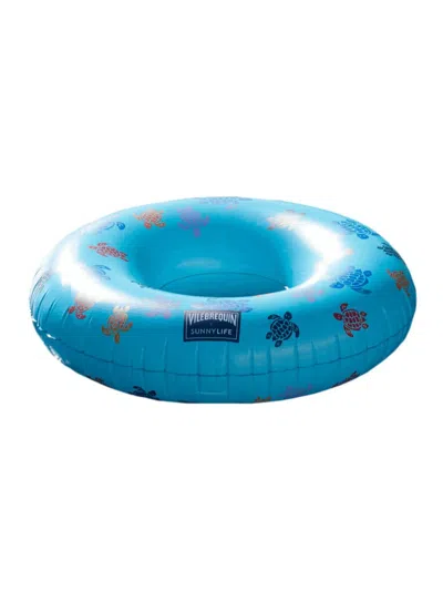 Vilebrequin Men's Sunnylife Inflatable Ronde Des Tortues Pool Ring In Blue