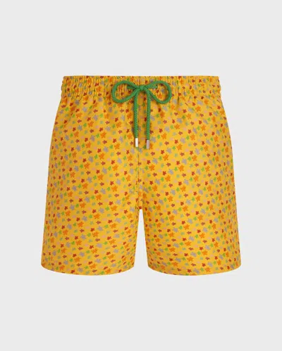 Vilebrequin Micro Ronde Des Tortues Badeshorts Für Herren In Gelb