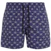 Vilebrequin Men Swim Shorts Stars Navy Blue In Blue