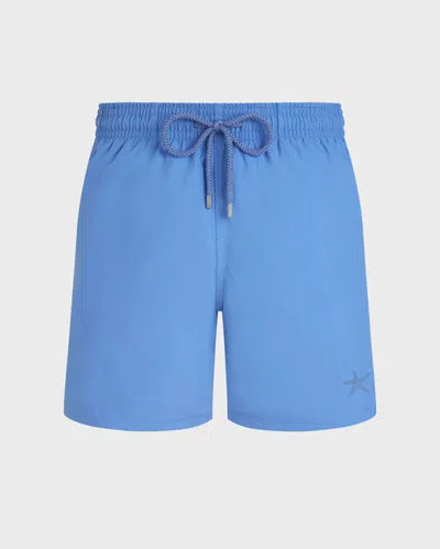 Vilebrequin Mit Wasser Reagierende Starlettes Badeshorts Für Herren In Blau