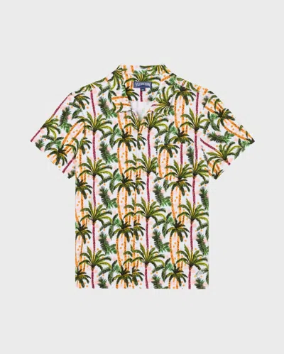 Vilebrequin Brazil Jungle Frottee-bowlinghemd Für Herren In Multi