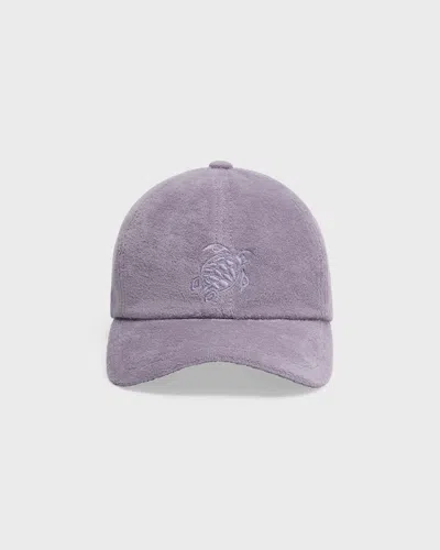 Vilebrequin Men Terry Cap Solid Ouragan In Purple