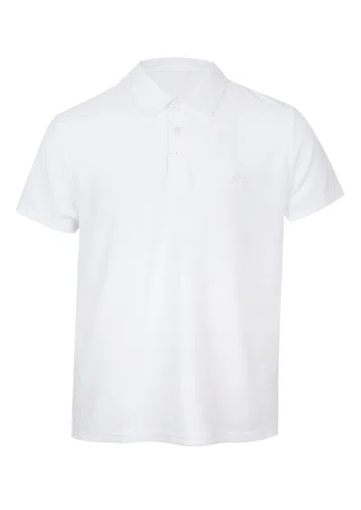 Vilebrequin Men Terry Polo Solid White