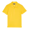 Vilebrequin Men Terry Polo Solid Yellow In Yellow