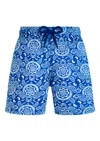 Vilebrequin Boys Ultra-light And Packable Swim Shorts Tribal Turtles