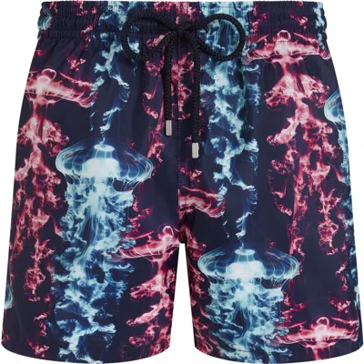 Vilebrequin Men Ultra-light And Packable Swim Shorts X-ray Medusa In Multi
