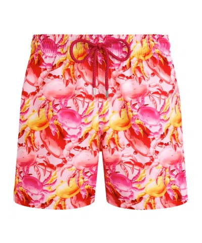 VILEBREQUIN MEN ULTRA-LIGHT AND PACKABLE SWIM TRUNKS CRAB BALLONS