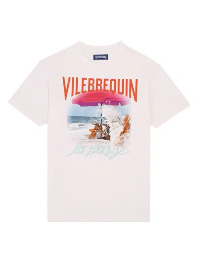 Vilebrequin Stampa T-shirt In Off White