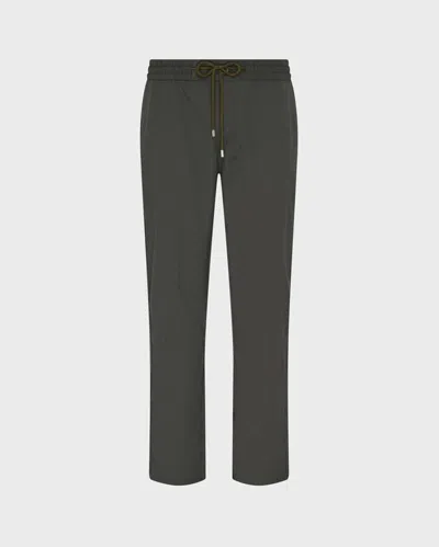 Vilebrequin Men Wool Pants Micro Carreaux In Green