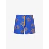 Vilebrequin Mens Marrakech Moorea Graphic-print Swim Shorts