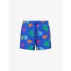 Vilebrequin Tortoise Print Swim Shorts In Blue