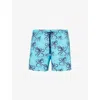 Vilebrequin Poulpes Swim Shorts In Bora Bora