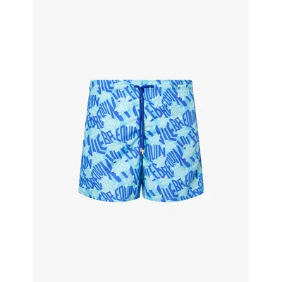 VILEBREQUIN MENS VILEBREQUIN MOOREA GRAPHIC-PRINT SWIM SHORTS