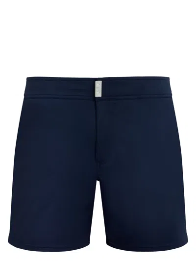 Vilebrequin Merise Logo-patch Swim Shorts In Blue