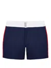Vilebrequin Merle Colour-block Swim Shorts In Blue