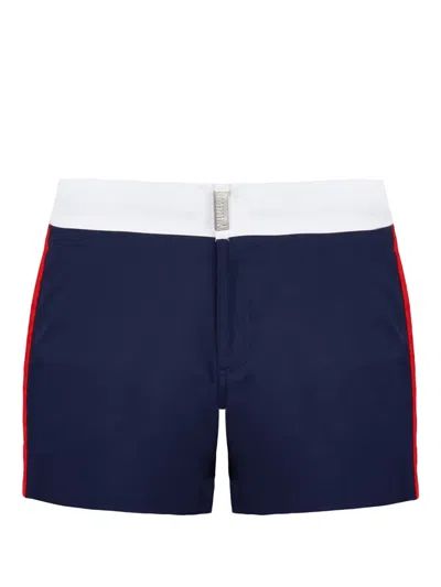 Vilebrequin Merle Colour-block Swim Shorts In Blue