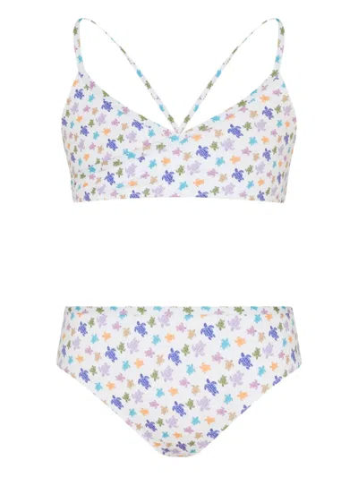 Vilebrequin Kids' Micro Ronde Des Tortues Bikini In Multi