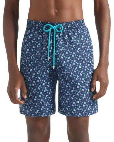Vilebrequin Micro Ronde Des Tortues Rainbow 8.5 Swim Trunks In Multi