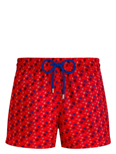 VILEBREQUIN MICRO RONDE DES TORTUES RAINBOW SWIM SHORTS