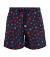 Vilebrequin Bestickte Badehose Mistral In Navy