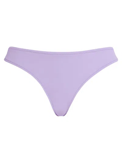 Vilebrequin Minimalist Solid Colour Bikini Bottoms In Purple